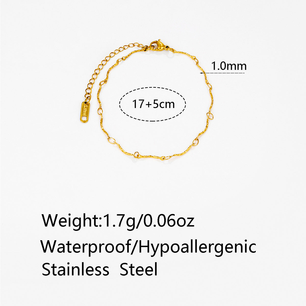 Stainless Steel Ornament Tassel Beaded Design Titanium Steel Jewelry