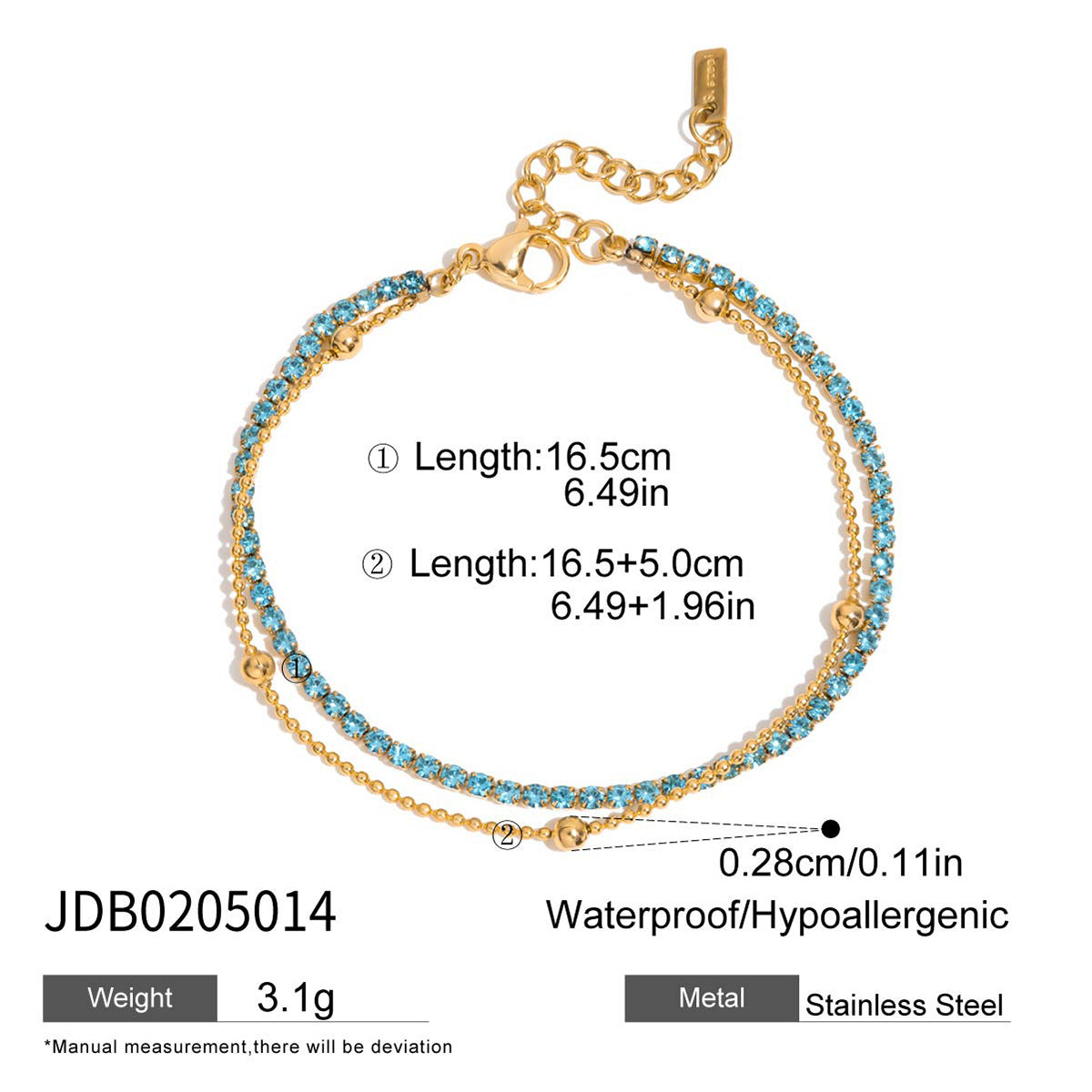 Light Luxury Bracelet Female Star Asterism Star Personality All-match Fashion