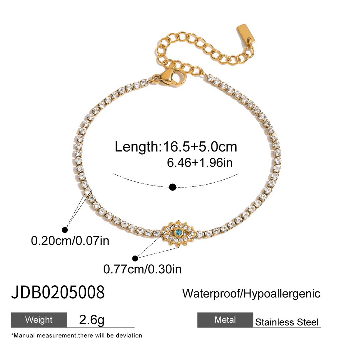 Light Luxury Bracelet Female Star Asterism Star Personality All-match Fashion