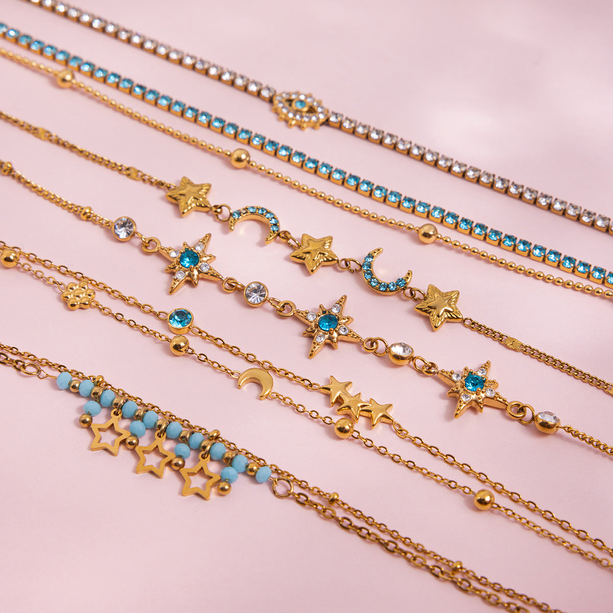 Light Luxury Bracelet Female Star Asterism Star Personality All-match Fashion