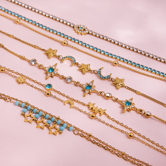 Light Luxury Bracelet Female Star Asterism Star Personality All-match Fashion