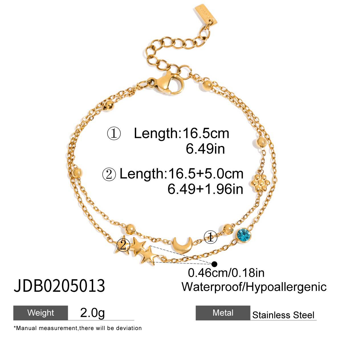 Light Luxury Bracelet Female Star Asterism Star Personality All-match Fashion