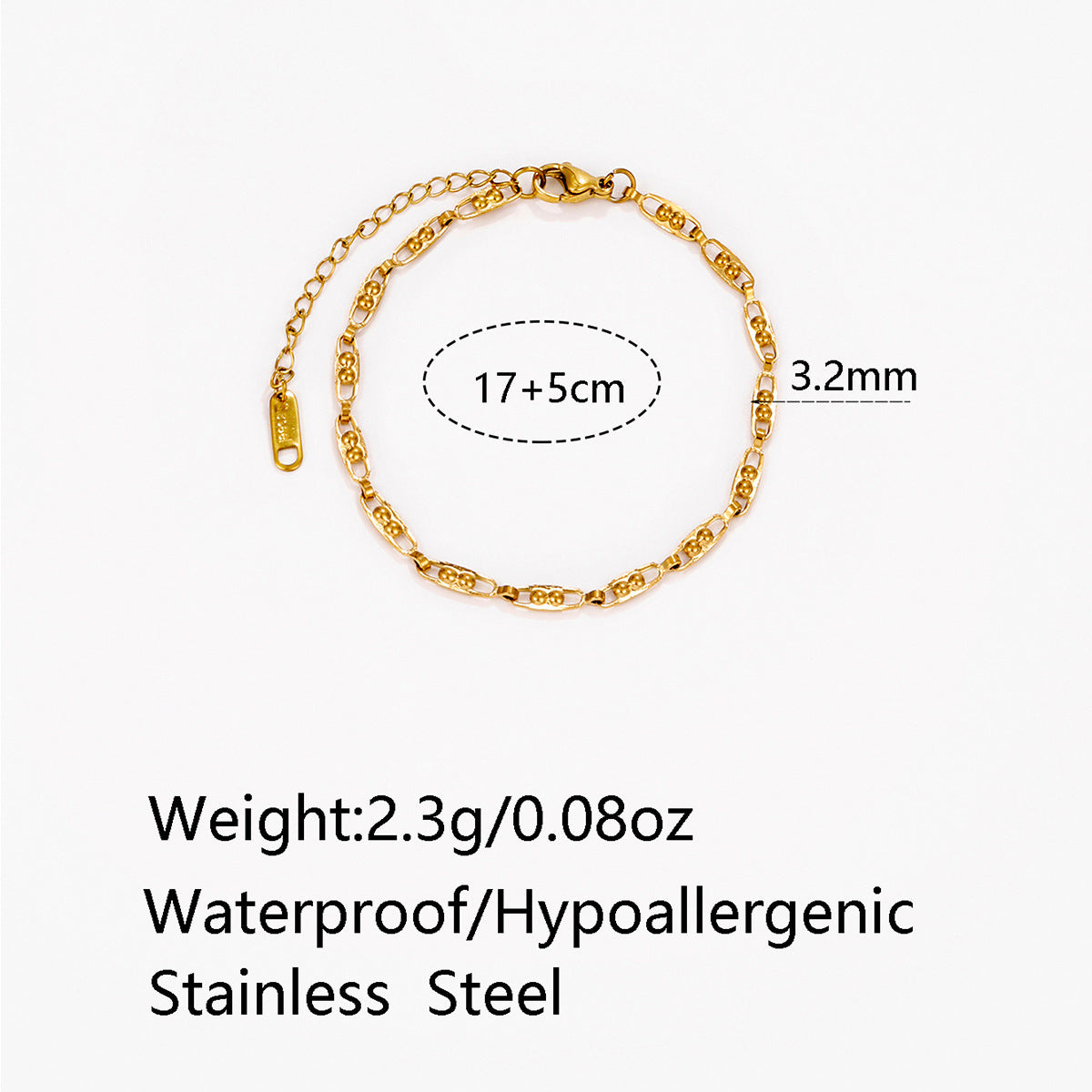 Stainless Steel Ornament Tassel Beaded Design Titanium Steel Jewelry